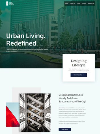 Construction Company Website Template