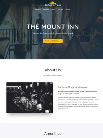 Hotel Website Template